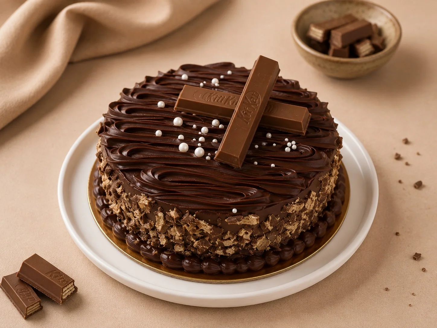 Belgian Chocolate Crunch Cake